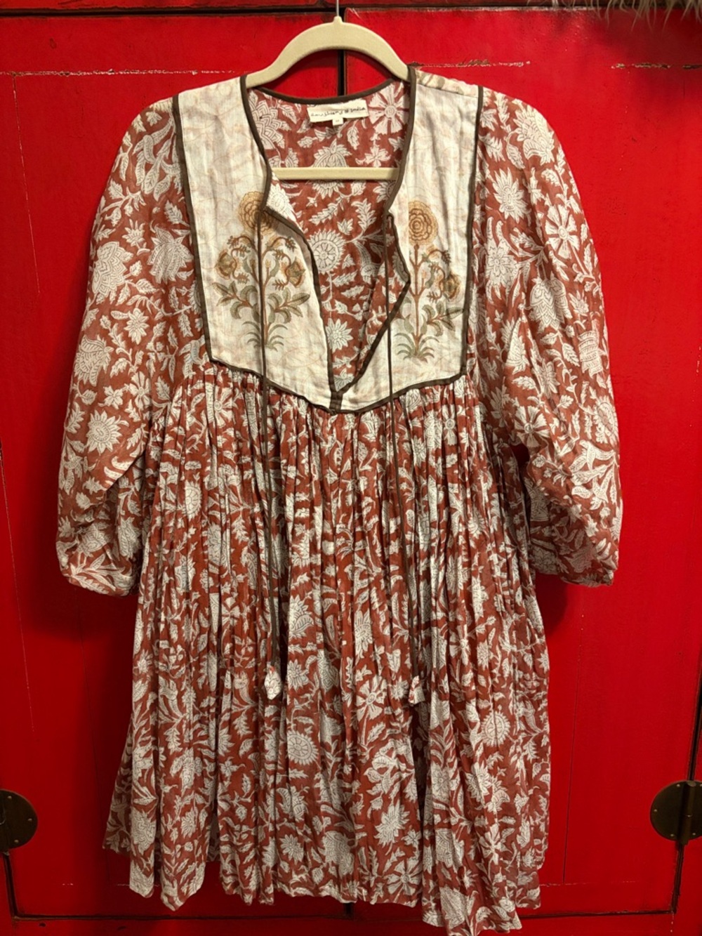 Daughters of India Diya midi dress / size M - Picture 3 of 6